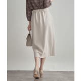 【洗える・ストレッチ・通勤】スエード調ダンボールIラインスカート | Couture brooch | 詳細画像6