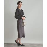 【洗える・ストレッチ・通勤】スエード調ダンボールIラインスカート | Couture brooch | 詳細画像12