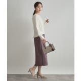 【洗える・ストレッチ・通勤】スエード調ダンボールIラインスカート | Couture brooch | 詳細画像22