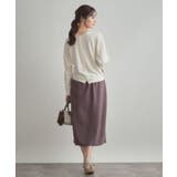 【洗える・ストレッチ・通勤】スエード調ダンボールIラインスカート | Couture brooch | 詳細画像23