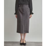 【洗える・ストレッチ・通勤】スエード調ダンボールIラインスカート | Couture brooch | 詳細画像34