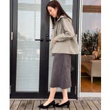 【洗える・ストレッチ・通勤】スエード調ダンボールIラインスカート | Couture brooch | 詳細画像18