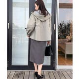 【洗える・ストレッチ・通勤】スエード調ダンボールIラインスカート | Couture brooch | 詳細画像19