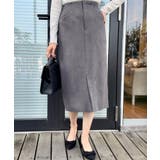 【洗える・ストレッチ・通勤】スエード調ダンボールIラインスカート | Couture brooch | 詳細画像20