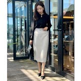 【洗える・ストレッチ・通勤】スエード調ダンボールIラインスカート | Couture brooch | 詳細画像7
