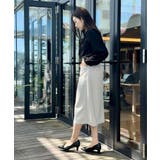 【洗える・ストレッチ・通勤】スエード調ダンボールIラインスカート | Couture brooch | 詳細画像8