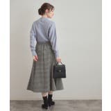 【クラシカル・パッと目を惹く】ラメ千鳥 マーメイド フレアスカート | Couture brooch | 詳細画像3 