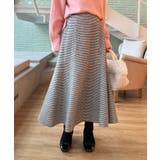 【クラシカル・パッと目を惹く】ラメ千鳥 マーメイド フレアスカート | Couture brooch | 詳細画像15 