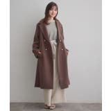 【大人上品・ベルト付き】パール調釦チェスターコート | Couture brooch | 詳細画像39 