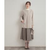 【大人可愛い・フード取り外し可能】フードフェイクファー ハーフ丈コート | Couture brooch | 詳細画像25 