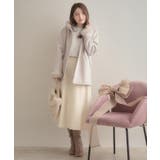 【大人可愛い・フード取り外し可能】フードフェイクファー ハーフ丈コート | Couture brooch | 詳細画像37 