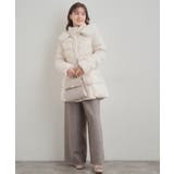 【2WAY・ベルト付き】フードフェイクファー ミドル丈ダウンコート | Couture brooch | 詳細画像10 