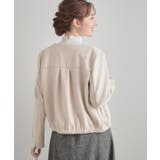 【通勤・大人上品】スエード調ダンボール ノーカラージャケット | Couture brooch | 詳細画像7 