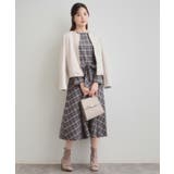 【通勤・大人上品】スエード調ダンボール ノーカラージャケット | Couture brooch | 詳細画像9 