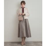 【通勤・大人上品】スエード調ダンボール ノーカラージャケット | Couture brooch | 詳細画像8 