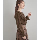 【大人可愛い・通勤】ラッフルフリルブラウス | Couture brooch | 詳細画像14