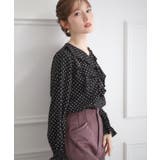 【大人可愛い・通勤】ラッフルフリルブラウス | Couture brooch | 詳細画像32