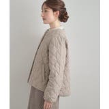 【撥水・大人可愛い】リボンキルティングジャケット | Couture brooch | 詳細画像43 