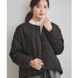 【撥水・大人可愛い】リボンキルティングジャケット | Couture brooch | 詳細画像21 