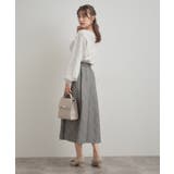 【通勤・大人可愛い】TRチェックスカート | Couture brooch | 詳細画像3 