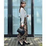 【美シルエット・通勤】フロッキーフラワープリントスカート | Couture brooch | 詳細画像22