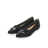 ブラック(019) | ニットアソートパンプス | Couture brooch