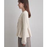 【袖口レース・着映え】短毛モールペプラム カーデ | Couture brooch | 詳細画像54