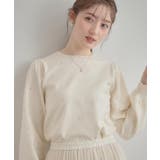 【着映え】ハートドットラメ刺繍ニット | Couture brooch | 詳細画像11 