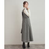 【通勤・大人上品】ラメツイード ジャンパースカート | Couture brooch | 詳細画像4 