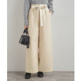 【上品華やか・通勤】ラメツイード ワイドパンツ | Couture brooch | 詳細画像34 