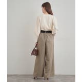 【上品華やか・通勤】ラメツイード ワイドパンツ | Couture brooch | 詳細画像16 