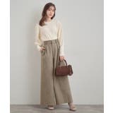 【上品華やか・通勤】ラメツイード ワイドパンツ | Couture brooch | 詳細画像17 