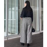 【上品華やか・通勤】ラメツイード ワイドパンツ | Couture brooch | 詳細画像12 