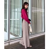 【上品華やか・通勤】ラメツイード ワイドパンツ | Couture brooch | 詳細画像28 