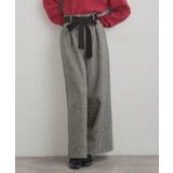 【上品華やか・通勤】ラメツイード ワイドパンツ | Couture brooch | 詳細画像6 