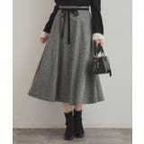 【通勤・大人上品】ラメツイード フレアスカート | Couture brooch | 詳細画像5