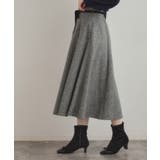 【通勤・大人上品】ラメツイード フレアスカート | Couture brooch | 詳細画像6