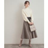 【通勤・大人上品】ラメツイード フレアスカート | Couture brooch | 詳細画像11