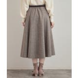 【通勤・大人上品】ラメツイード フレアスカート | Couture brooch | 詳細画像28