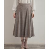 【通勤・大人上品】ラメツイード フレアスカート | Couture brooch | 詳細画像29