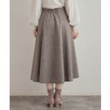 【通勤・大人上品】ラメツイード フレアスカート | Couture brooch | 詳細画像30