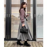 【通勤・大人上品】ラメツイード フレアスカート | Couture brooch | 詳細画像8