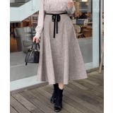 【通勤・大人上品】ラメツイード フレアスカート | Couture brooch | 詳細画像23