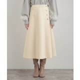 【通勤/金ボタン】フェイクウール ポンチスカート | Couture brooch | 詳細画像37