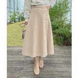 【通勤/金ボタン】フェイクウール ポンチスカート | Couture brooch | 詳細画像23