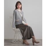 シルキーヘビーサテンスカート | Couture brooch | 詳細画像13