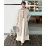 【洗える】リーフジャカード フレアスカート | Couture brooch | 詳細画像7