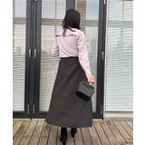 【洗える】リーフジャカード フレアスカート | Couture brooch | 詳細画像19