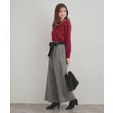 【きれいめ】パール調デザイン アラン柄ニット | Couture brooch | 詳細画像26