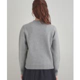 【きれいめ】パール調デザイン アラン柄ニット | Couture brooch | 詳細画像42